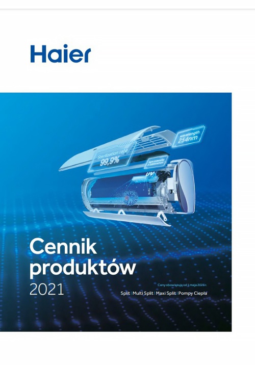 Cennik Haier - Split i multisplit 2020